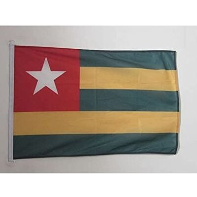 AZ FLAG Pavillon Togo 45x30 cm Togolais Maille Bloquée Anneaux Plastique Usage extérieur et nautique Pavillon nautique résistant aux intempéries avec coutures doubles et bords renforcés - Publicité AZ FLAG Pavillon Togo 45x30 cm Togolais Maille Bloquée Anneaux Plastique Usage extérieur et nautique Pavillon nautique résistant aux intempéries avec coutures doubles et bords renforcés - Publicité