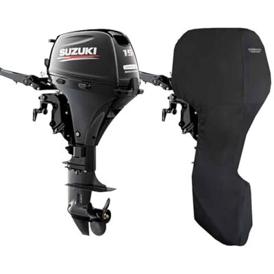 Oceansouth Housses complètes sur Mesure pour Moteur Hors-Bord Suzuki (DF15A, DF20A 2CYL 327cc (de 2012 à 2024), Longueur de Jambe : 38,1 cm) - Publicité Oceansouth Housses complètes sur Mesure pour Moteur Hors-Bord Suzuki (DF15A, DF20A 2CYL 327cc (de 2012 à 2024), Longueur de Jambe : 38,1 cm) - Publicité