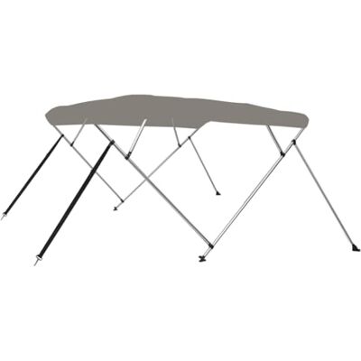 vidaXL Auvent Bimini à 4 arceaux Gris 243x244x137 cm, Toit Bimini pour Bateau, Housse de Bateau, auvent Bimini pour Bateau, Couverture de Bateau - Publicité vidaXL Auvent Bimini à 4 arceaux Gris 243x244x137 cm, Toit Bimini pour Bateau, Housse de Bateau, auvent Bimini pour Bateau, Couverture de Bateau - Publicité