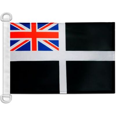 AZ FLAG Pavillon Enseigne de Cornouaille 45x30 cm Anneaux Plastique Usage extérieur et nautique Pavillon nautique breton résistant aux intempéries avec coutures doubles et bords renforcés - Publicité AZ FLAG Pavillon Enseigne de Cornouaille 45x30 cm Anneaux Plastique Usage extérieur et nautique Pavillon nautique breton résistant aux intempéries avec coutures doubles et bords renforcés - Publicité
