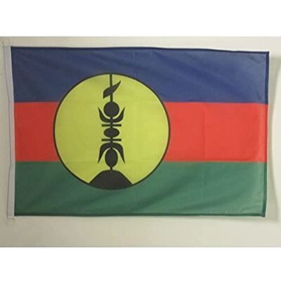 AZ Flag - Nouvelle Calédonie Kanak - 45x30cm - Drapeau nautique - Publicité AZ Flag - Nouvelle Calédonie Kanak - 45x30cm - Drapeau nautique - Publicité