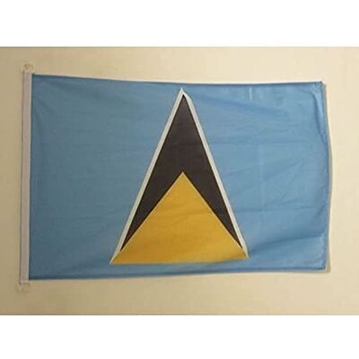 AZ FLAG Pavillon Sainte Lucie 45x30 cm Maille Bloquée Anneaux Plastique Usage extérieur et nautique Pavillon nautique saint-lucien St Lucia avec anneaux en plastique polyester maille - Publicité AZ FLAG Pavillon Sainte Lucie 45x30 cm Maille Bloquée Anneaux Plastique Usage extérieur et nautique Pavillon nautique saint-lucien St Lucia avec anneaux en plastique polyester maille - Publicité