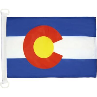 AZ FLAG Pavillon Colorado 45x30 cm Maille Bloquée Anneaux Plastique Usage extérieur et nautique Pavillon nautique de l'état américain du Colorado avec anneaux en plastique polyester maille - Publicité AZ FLAG Pavillon Colorado 45x30 cm Maille Bloquée Anneaux Plastique Usage extérieur et nautique Pavillon nautique de l'état américain du Colorado avec anneaux en plastique polyester maille - Publicité