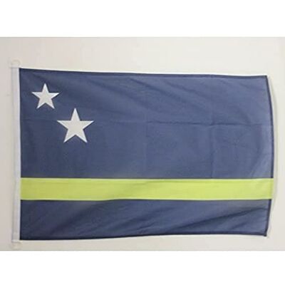 AZ FLAG Pavillon Curaçao 45x30 cm Maille Bloquée Anneaux Plastique Usage extérieur et nautique Pavillon nautique hollandais résistant aux intempéries avec coutures doubles et bords renforcés - Publicité AZ FLAG Pavillon Curaçao 45x30 cm Maille Bloquée Anneaux Plastique Usage extérieur et nautique Pavillon nautique hollandais résistant aux intempéries avec coutures doubles et bords renforcés - Publicité