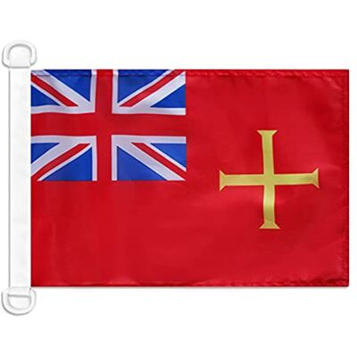 AZ FLAG Pavillon Pavillon Civil Guernesey 45x30 cm Anneaux Plastique Usage extérieur et nautique Pavillon nautique anglais Guernsey Civil Ensign avec anneaux en plastique polyester maille - Publicité AZ FLAG Pavillon Pavillon Civil Guernesey 45x30 cm Anneaux Plastique Usage extérieur et nautique Pavillon nautique anglais Guernsey Civil Ensign avec anneaux en plastique polyester maille - Publicité