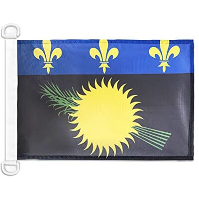 AZ FLAG Pavillon Guadeloupe 45x30 cm Maille Bloquée Anneaux Plastique Usage extérieur et nautique Pavillon nautique guadeloupéen résistant aux intempéries avec coutures doubles et bords renforcés - Publicité AZ FLAG Pavillon Guadeloupe 45x30 cm Maille Bloquée Anneaux Plastique Usage extérieur et nautique Pavillon nautique guadeloupéen résistant aux intempéries avec coutures doubles et bords renforcés - Publicité
