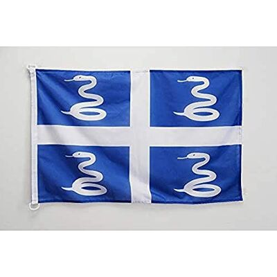 AZ FLAG Pavillon Martinique 45x30 cm Maille Bloquée Anneaux Plastique Usage extérieur et nautique Pavillon nautique martiniquais résistant aux intempéries avec coutures doubles et bords renforcés - Publicité AZ FLAG Pavillon Martinique 45x30 cm Maille Bloquée Anneaux Plastique Usage extérieur et nautique Pavillon nautique martiniquais résistant aux intempéries avec coutures doubles et bords renforcés - Publicité