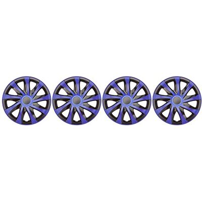 NRM kO251 enjoliveur Draco CS-Noir/Bleu 15, Set de 4 - Publicité NRM kO251 enjoliveur Draco CS-Noir/Bleu 15, Set de 4 - Publicité