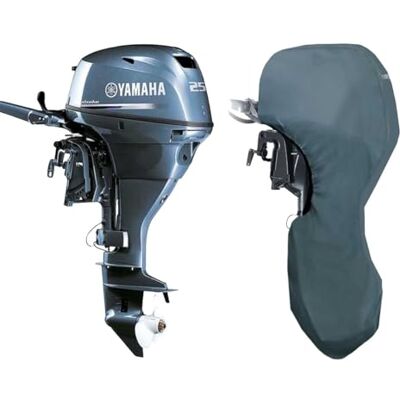 Oceansouth Housses complètes sur mesure pour moteur hors-bord Yamaha (F25D 2CYL 498 cc (de 2010 à 2022), longueur des jambes : 38,1 cm - Publicité Oceansouth Housses complètes sur mesure pour moteur hors-bord Yamaha (F25D 2CYL 498 cc (de 2010 à 2022), longueur des jambes : 38,1 cm - Publicité