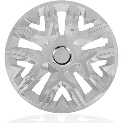 NRM Perfecto Silver Enjoliveurs pour roues 15 pouces pour jantes en acier Lot de 4 enjoliveurs 15 pouces Argent - Publicité NRM Perfecto Silver Enjoliveurs pour roues 15 pouces pour jantes en acier Lot de 4 enjoliveurs 15 pouces Argent - Publicité