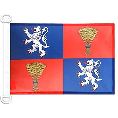 AZ FLAG Pavillon Province de Gascogne 45x30 cm Anneaux Plastique Usage extérieur et nautique Pavillon nautique gascon résistant aux intempéries avec coutures doubles et bords renforcés - Publicité AZ FLAG Pavillon Province de Gascogne 45x30 cm Anneaux Plastique Usage extérieur et nautique Pavillon nautique gascon résistant aux intempéries avec coutures doubles et bords renforcés - Publicité
