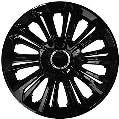 NRM Centurion Lot de 4 enjoliveurs Extra forts Noir laqué 15 - Publicité NRM Centurion Lot de 4 enjoliveurs Extra forts Noir laqué 15 - Publicité