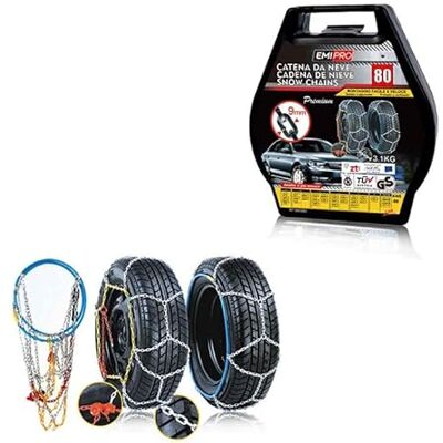 MITEPEK KNS80 V5117 9mm Gruppo 80 Chaîne à neige - Publicité MITEPEK KNS80 V5117 9mm Gruppo 80 Chaîne à neige - Publicité