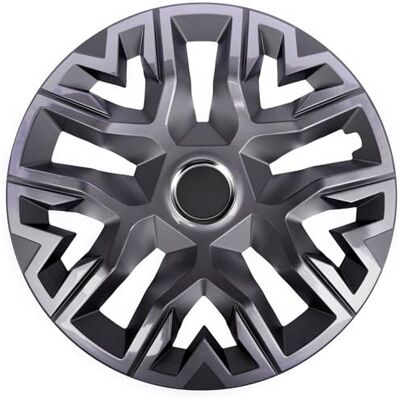 NRM Perfecto Graphite Lot de 4 enjoliveurs 16 pouces pour jantes en acier - Publicité NRM Perfecto Graphite Lot de 4 enjoliveurs 16 pouces pour jantes en acier - Publicité