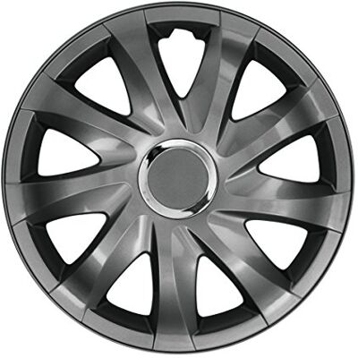 NRM Enjoliveurs Universels Drift Graphite 14", Set 4 pièces - Publicité NRM Enjoliveurs Universels Drift Graphite 14", Set 4 pièces - Publicité