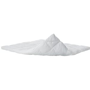 LUCID Surmatelas Ultra Doux en Microfibre de 7,5 cm pour lit King Size (150 x 200 cm) 7,6 cm d'épaisseur Housse en Percale de Coton Respirant Sangles de sécurité Surmatelas matelassé Blanc - Publicité LUCID Surmatelas Ultra Doux en Microfibre de 7,5 cm pour lit King Size (150 x 200 cm) 7,6 cm d'épaisseur Housse en Percale de Coton Respirant Sangles de sécurité Surmatelas matelassé Blanc - Publicité