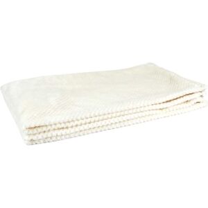 HOME DECO FACTORY TX0096 Plaid en Nid d'abeille Crème Textile Doux et Élégant Jeté de Lit Ou Couverture Facile À Entretenir Dimensions 120x150 Cm Couleur Crème - Publicité HOME DECO FACTORY TX0096 Plaid en Nid d'abeille Crème Textile Doux et Élégant Jeté de Lit Ou Couverture Facile À Entretenir Dimensions 120x150 Cm Couleur Crème - Publicité