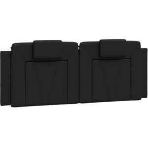 vidaXL Coussin de Tête de Lit Viana, Oreiller de Tête de Lit avec Bandes Auto-agrippantes, Coussin Rembourré Chambre à Coucher, Noir 152 cm Similicuir - Publicité vidaXL Coussin de Tête de Lit Viana, Oreiller de Tête de Lit avec Bandes Auto-agrippantes, Coussin Rembourré Chambre à Coucher, Noir 152 cm Similicuir - Publicité