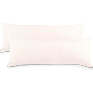 aqua-textil Classic Line Housse de Coussin Lot de 2 Fermeture Éclair Coton 40 x 200 cm Blanc Neige - Publicité aqua-textil Classic Line Housse de Coussin Lot de 2 Fermeture Éclair Coton 40 x 200 cm Blanc Neige - Publicité