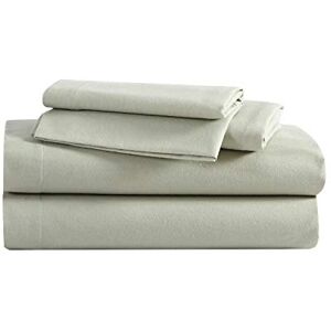 Eddie Bauer Home Flannel Collection Parure de lit en Coton, pré-rétréci et brossé pour Plus de Douceur, de Confort et Une Sensation de Confort, Grand lit, Vert - Publicité Eddie Bauer Home Flannel Collection Parure de lit en Coton, pré-rétréci et brossé pour Plus de Douceur, de Confort et Une Sensation de Confort, Grand lit, Vert - Publicité