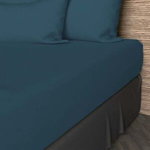 Drap housse en coton 180x200cm - Bleu canard - 57F - SH0P&CITY - Publicité Drap housse en coton 180x200cm - Bleu canard - 57F - SH0P&CITY - Publicité