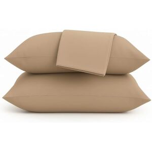 Ali Brothers Lot de 2 taies d'oreiller 50 x 80 cm 100 % coton doux et respirant Anti-plis, anti-acariens, lavables Naturel pour lit simple ou double - Publicité Ali Brothers Lot de 2 taies d'oreiller 50 x 80 cm 100 % coton doux et respirant Anti-plis, anti-acariens, lavables Naturel pour lit simple ou double - Publicité