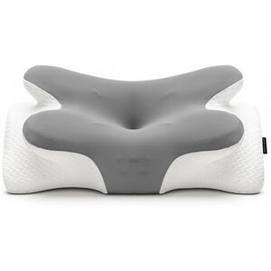 COSYLAND Oreiller Ergonomique Cervical, Oreiller Papillon à Mémoire de Forme pour Le Cou, Coussin Confortable pour Dormir sur Le Côté et sur Le Dos, Grey - Publicité COSYLAND Oreiller Ergonomique Cervical, Oreiller Papillon à Mémoire de Forme pour Le Cou, Coussin Confortable pour Dormir sur Le Côté et sur Le Dos, Grey - Publicité