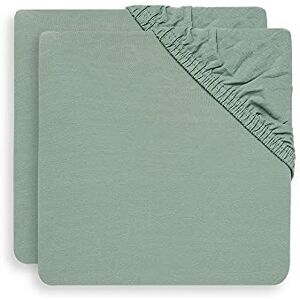 Jollein Drap-Housse pour Matelas Jersey Box 2-Pièces, 95 cm Longueur x 75 cm Largeur, Vert Cendré - Publicité Jollein Drap-Housse pour Matelas Jersey Box 2-Pièces, 95 cm Longueur x 75 cm Largeur, Vert Cendré - Publicité