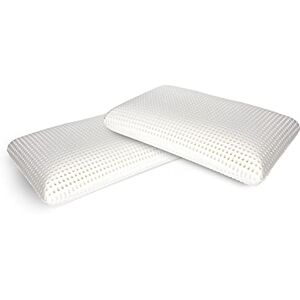 Dmora Talamo Italia Talamo Italia Lot de 2 oreillers pour lit, 100% Made in Italy, Oreiller ergonomique "savon" en mousse à mémoire de forme perforée, hypoallergénique et respirant, 70x40xh16 cm - Publicité Dmora Talamo Italia Talamo Italia Lot de 2 oreillers pour lit, 100% Made in Italy, Oreiller ergonomique "savon" en mousse à mémoire de forme perforée, hypoallergénique et respirant, 70x40xh16 cm - Publicité