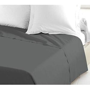 HOME LINGE PASSION Drap Plat 180x290 cm Gris Fonce - Publicité HOME LINGE PASSION Drap Plat 180x290 cm Gris Fonce - Publicité