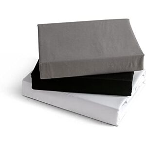 Kono Drap-Housse Blanc 180x200cm en Microfibre brossée avec Poche de 30 cm de Profondeur Doux et Respirant - Publicité Kono Drap-Housse Blanc 180x200cm en Microfibre brossée avec Poche de 30 cm de Profondeur Doux et Respirant - Publicité