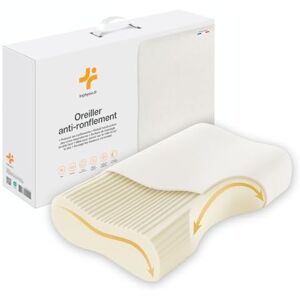 Inphysio® Oreiller Anti Ronflement, Oreiller Memoire Forme, Ergonomique Cervical, Orthopédique, Coussin Cervicales Douloureuses, Anti Acarien, Hypoallergénique, 57x36x11,5cm - Publicité Inphysio® Oreiller Anti Ronflement, Oreiller Memoire Forme, Ergonomique Cervical, Orthopédique, Coussin Cervicales Douloureuses, Anti Acarien, Hypoallergénique, 57x36x11,5cm - Publicité
