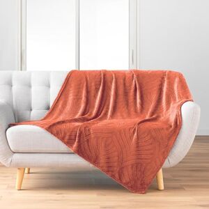 Douceur d'Intérieur , Plaid Doux (125 x 150 cm) Nelia Terracotta, Flanelle Relief Unie - Publicité Douceur d'Intérieur , Plaid Doux (125 x 150 cm) Nelia Terracotta, Flanelle Relief Unie - Publicité