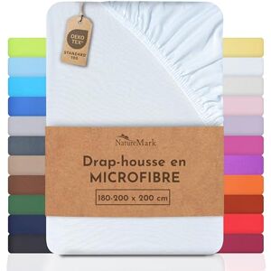 NATUREMARK - Lenzuolo con Angoli en Microfibra Elastici - Blanc - 180x200 cm - Fait basique - Publicité NATUREMARK - Lenzuolo con Angoli en Microfibra Elastici - Blanc - 180x200 cm - Fait basique - Publicité