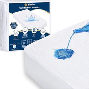 BlissLo Protège-matelas imperméable en coton éponge super absorbant, hypoallergénique, lavable, respirant 160 x 190 x 30 cm - Publicité BlissLo Protège-matelas imperméable en coton éponge super absorbant, hypoallergénique, lavable, respirant 160 x 190 x 30 cm - Publicité