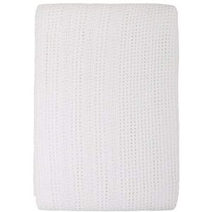 Couverture bébé blanche en coton générique - Couverture familiale - Publicité Couverture bébé blanche en coton générique - Couverture familiale - Publicité