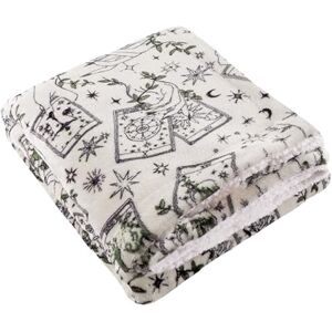 furn. Celestial Stories Jeté – Couverture Polaire Sherpa Motif Carte de Tarot botanique Peinte à la Main (Vert 130x180cm) - Publicité furn. Celestial Stories Jeté – Couverture Polaire Sherpa Motif Carte de Tarot botanique Peinte à la Main (Vert 130x180cm) - Publicité