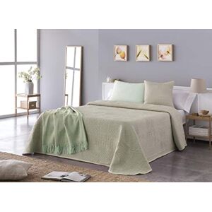 VIALMAN Couvre-lit Beige 280 cm : 270 x 270 cm, 17 cm - Publicité VIALMAN Couvre-lit Beige 280 cm : 270 x 270 cm, 17 cm - Publicité