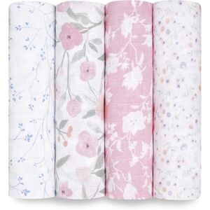 aden + anais ASWC40007 120 x 120 cm Rising Star Pack de 4 Swaddle - Publicité aden + anais ASWC40007 120 x 120 cm Rising Star Pack de 4 Swaddle - Publicité