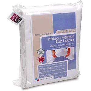 Linnea Protège Matelas imperméable Antony 130x190 Bonnet 30 cm - Publicité Linnea Protège Matelas imperméable Antony 130x190 Bonnet 30 cm - Publicité