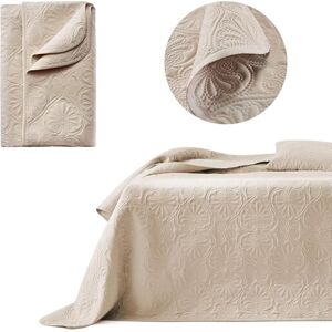 Room99 Leila Couverture Beige - Jeté de lit - Publicité Room99 Leila Couverture Beige - Jeté de lit - Publicité