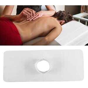 TMISHION Draps De Lit De Massage, Salon De Massage Spa Canapé Protecteur De Couverture De Lit En Coton Doux Avec Trou De Respiration Du Visage(blanc) - Publicité