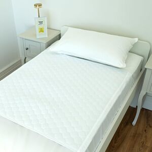 Bedwetz ® Protège-matelas imperméable Draps d'énurésie pour lit simple Tapis antidérapant avec plis latéraux Marque britannique - Publicité Bedwetz ® Protège-matelas imperméable Draps d'énurésie pour lit simple Tapis antidérapant avec plis latéraux Marque britannique - Publicité