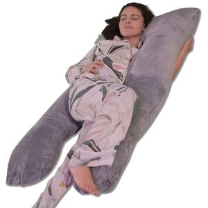 bananair Coussin de Grossesse et d'Allaitement en Forme de U, Oreiller pour Femme Enceinte Doux & Confortable, Soulage Le Dos et Le Cou Déhoussable, Lavable en Machine (Gris, Velours, 140x80 cm) - Publicité bananair Coussin de Grossesse et d'Allaitement en Forme de U, Oreiller pour Femme Enceinte Doux & Confortable, Soulage Le Dos et Le Cou Déhoussable, Lavable en Machine (Gris, Velours, 140x80 cm) - Publicité