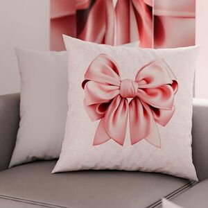 PETTI Artigiani Italiani 2 Taies d’Oreiller 60x60 cm en Microfibre, Coussins Décoratifs Chambre, Salon, Lot de 2 Housses de Coussin, Taie Nœud Rose, 100% Made in Italy - Publicité PETTI Artigiani Italiani 2 Taies d’Oreiller 60x60 cm en Microfibre, Coussins Décoratifs Chambre, Salon, Lot de 2 Housses de Coussin, Taie Nœud Rose, 100% Made in Italy - Publicité