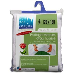 NUIT DES VOSGES 2035681 - Protège-matelas imperméable en coton - Publicité NUIT DES VOSGES 2035681 - Protège-matelas imperméable en coton - Publicité