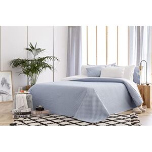 Todocama Underzy Couvre-lit boutis Fin avec Motif Losanges pour Printemps, été, Automne et Hiver. 100% Microfibre Extra Douce. Couvre-lit Multifonction pour lit de 140/150/160-250x260cm, Bleu Clair - Publicité Todocama Underzy Couvre-lit boutis Fin avec Motif Losanges pour Printemps, été, Automne et Hiver. 100% Microfibre Extra Douce. Couvre-lit Multifonction pour lit de 140/150/160-250x260cm, Bleu Clair - Publicité