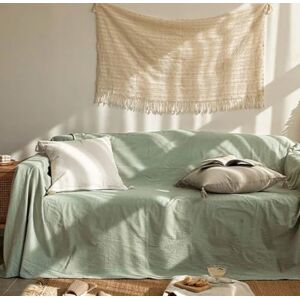 L'Emporio Casa Housse de canapé couvre-lit toile épaisse robuste coton Panama 160 x 260 cm – 260 x 280 cm – 360 x 280 cm Tailles Maxi Drap couvre-tout coton Granfoulard Made Italy (Vert, 260 x 280 cm) - Publicité L'Emporio Casa Housse de canapé couvre-lit toile épaisse robuste coton Panama 160 x 260 cm – 260 x 280 cm – 360 x 280 cm Tailles Maxi Drap couvre-tout coton Granfoulard Made Italy (Vert, 260 x 280 cm) - Publicité