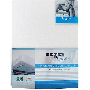 SETEX Sergé Protège-matelas molletonné, drap-housse, 140 x 200 cm, 100% Coton, Basic, Blanc, 1308 140200 404 002 - Publicité SETEX Sergé Protège-matelas molletonné, drap-housse, 140 x 200 cm, 100% Coton, Basic, Blanc, 1308 140200 404 002 - Publicité