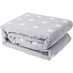 VIALMAN Couvre-lit léger Bouti Sofia 10 pour lit Double de 135 cm Couvre-lit étoiles lit 135 Taille de Couette 230 x 270 cm, Couleur Gris - Publicité VIALMAN Couvre-lit léger Bouti Sofia 10 pour lit Double de 135 cm Couvre-lit étoiles lit 135 Taille de Couette 230 x 270 cm, Couleur Gris - Publicité